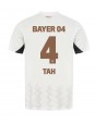 Bayer Leverkusen Jonathan Tah #4 Venkovní Dres 2024-25 Krátký Rukáv